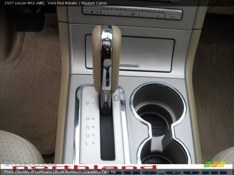 Vivid Red Metallic / Medium Camel 2007 Lincoln MKX AWD