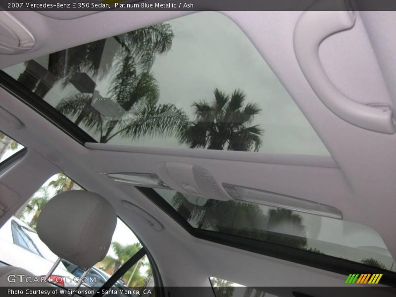 Platinum Blue Metallic / Ash 2007 Mercedes-Benz E 350 Sedan