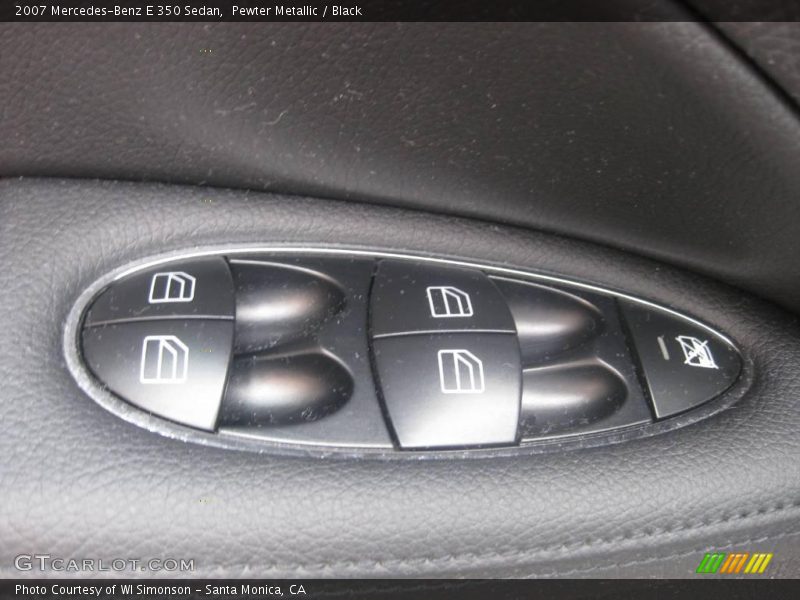 Pewter Metallic / Black 2007 Mercedes-Benz E 350 Sedan