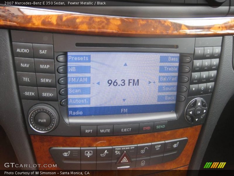 Pewter Metallic / Black 2007 Mercedes-Benz E 350 Sedan