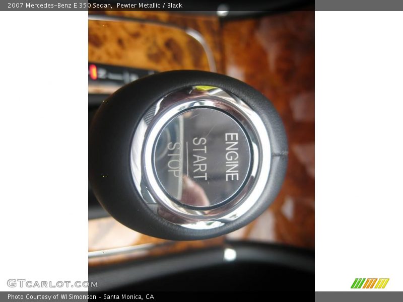 Pewter Metallic / Black 2007 Mercedes-Benz E 350 Sedan
