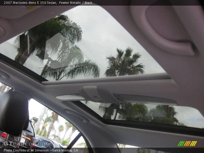 Pewter Metallic / Black 2007 Mercedes-Benz E 350 Sedan