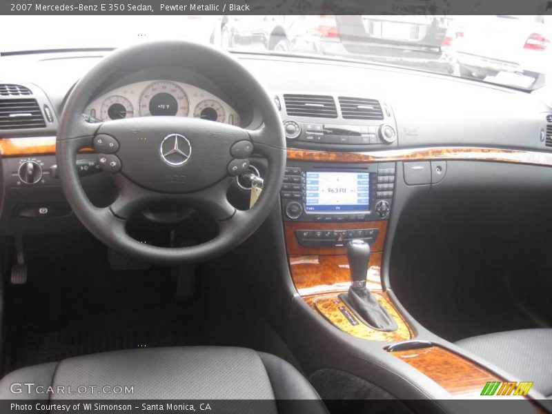 Pewter Metallic / Black 2007 Mercedes-Benz E 350 Sedan
