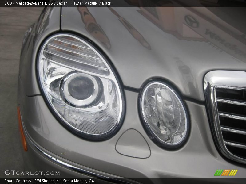 Pewter Metallic / Black 2007 Mercedes-Benz E 350 Sedan