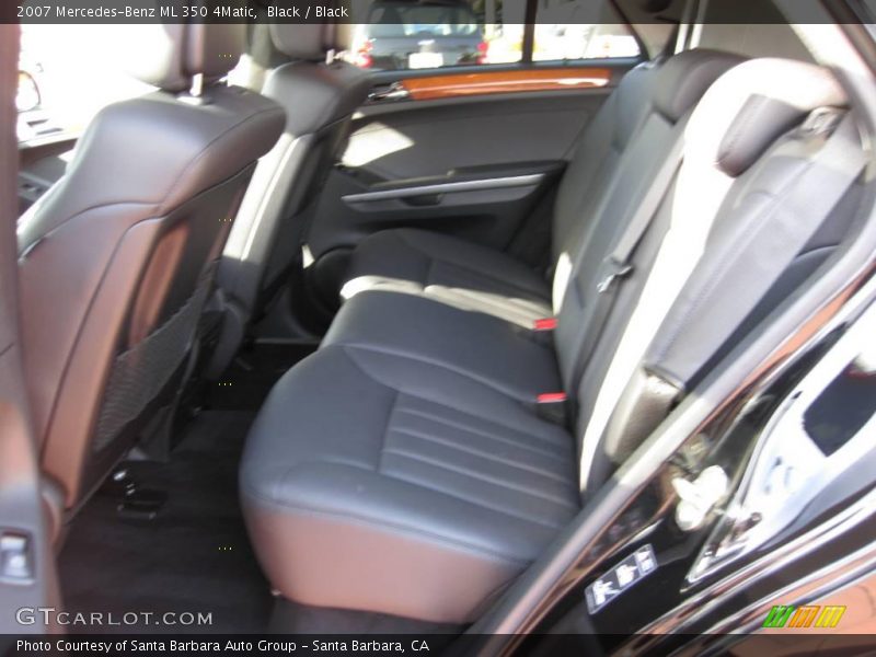 Black / Black 2007 Mercedes-Benz ML 350 4Matic