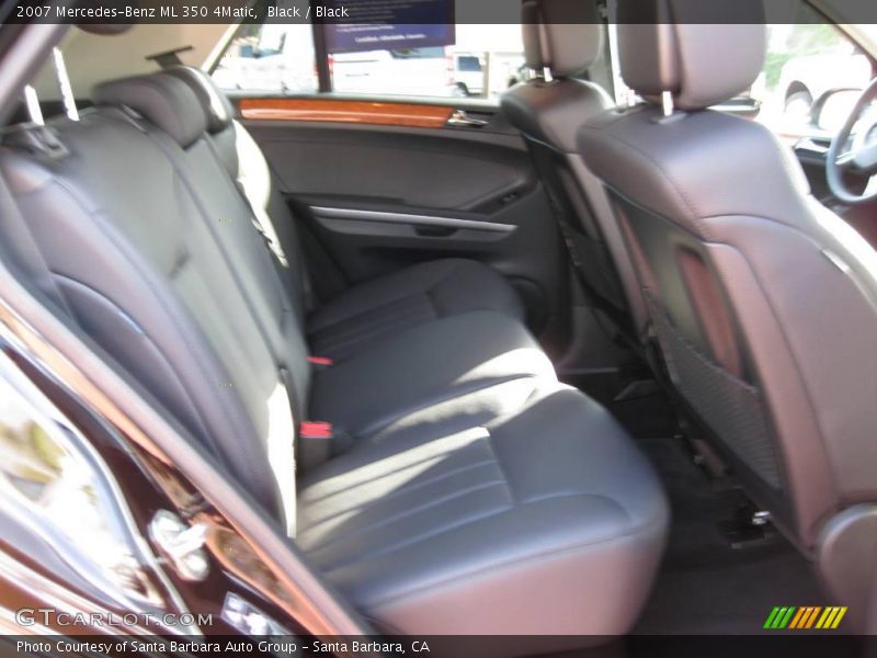 Black / Black 2007 Mercedes-Benz ML 350 4Matic