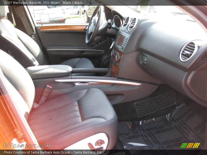Black / Black 2007 Mercedes-Benz ML 350 4Matic