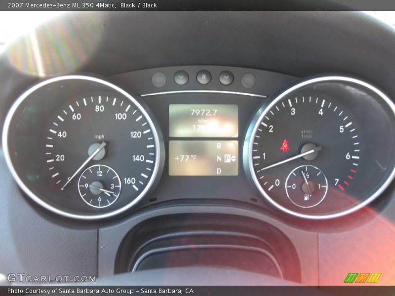 Black / Black 2007 Mercedes-Benz ML 350 4Matic