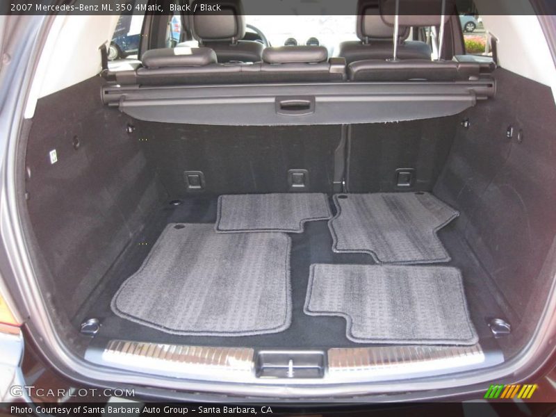 Black / Black 2007 Mercedes-Benz ML 350 4Matic