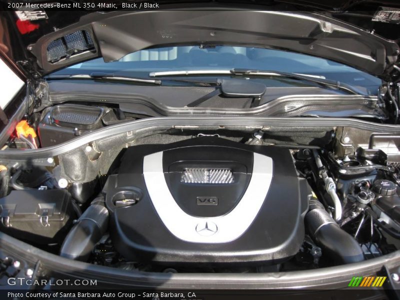 Black / Black 2007 Mercedes-Benz ML 350 4Matic
