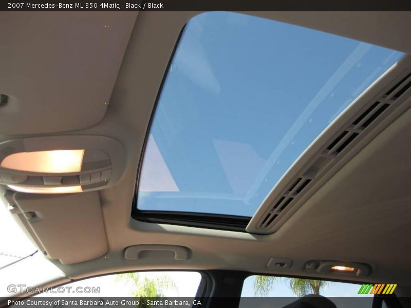 Black / Black 2007 Mercedes-Benz ML 350 4Matic