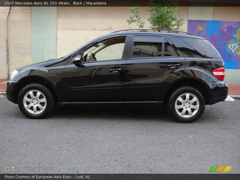 Black / Macadamia 2007 Mercedes-Benz ML 350 4Matic