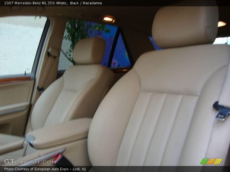 Black / Macadamia 2007 Mercedes-Benz ML 350 4Matic