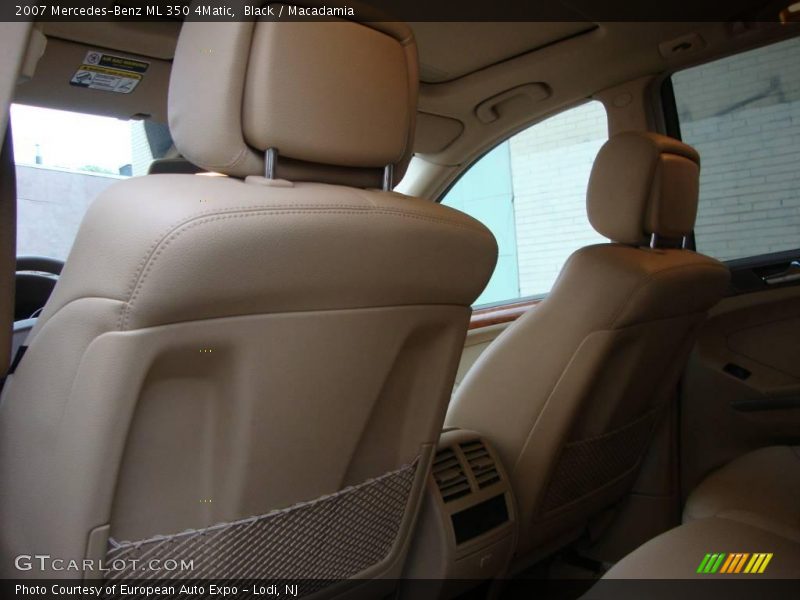 Black / Macadamia 2007 Mercedes-Benz ML 350 4Matic