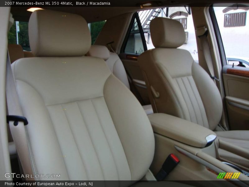 Black / Macadamia 2007 Mercedes-Benz ML 350 4Matic
