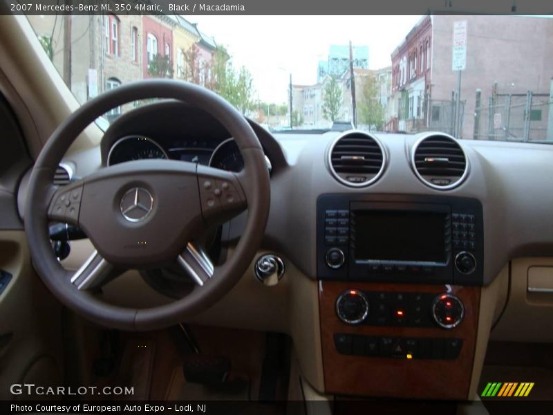 Black / Macadamia 2007 Mercedes-Benz ML 350 4Matic