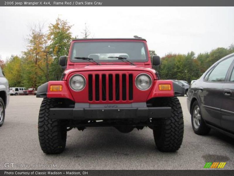 Flame Red / Dark Slate Gray 2006 Jeep Wrangler X 4x4