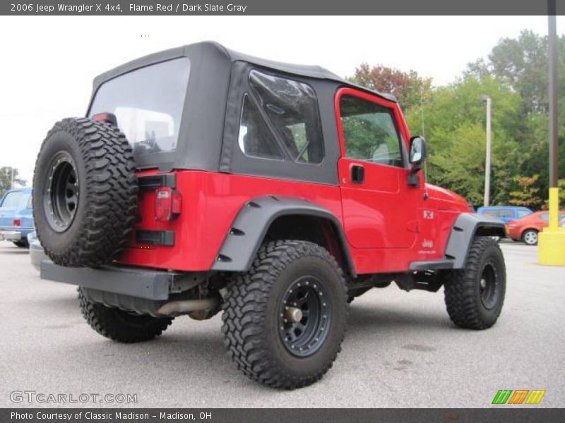 Flame Red / Dark Slate Gray 2006 Jeep Wrangler X 4x4
