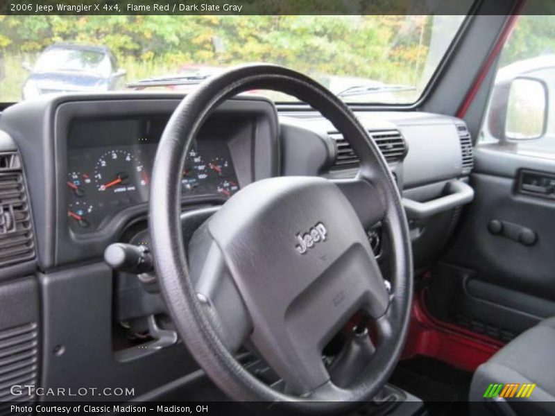 Flame Red / Dark Slate Gray 2006 Jeep Wrangler X 4x4