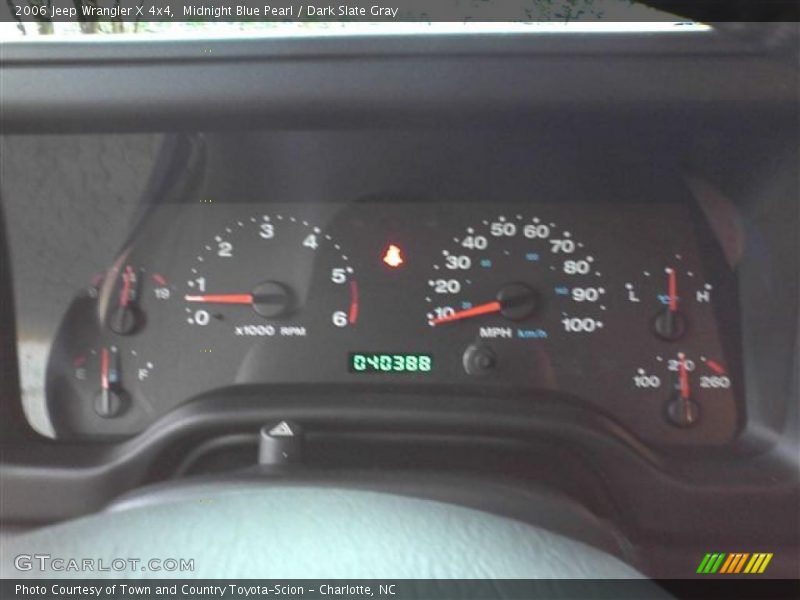 Midnight Blue Pearl / Dark Slate Gray 2006 Jeep Wrangler X 4x4