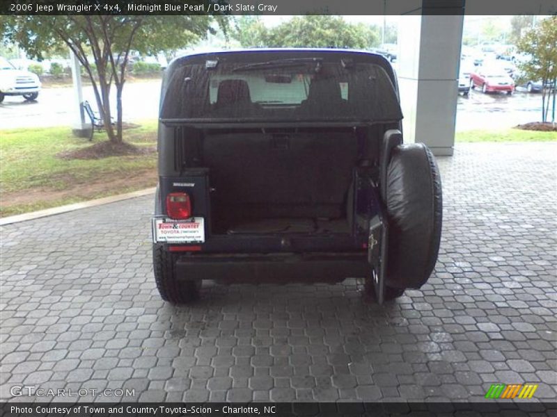 Midnight Blue Pearl / Dark Slate Gray 2006 Jeep Wrangler X 4x4