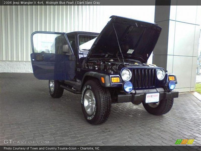 Midnight Blue Pearl / Dark Slate Gray 2006 Jeep Wrangler X 4x4