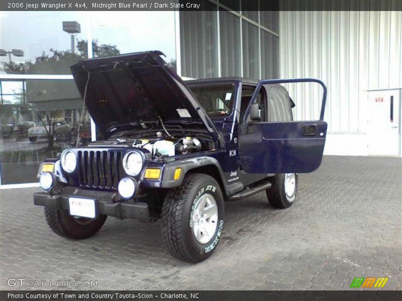 Midnight Blue Pearl / Dark Slate Gray 2006 Jeep Wrangler X 4x4