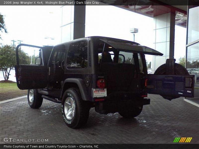 Midnight Blue Pearl / Dark Slate Gray 2006 Jeep Wrangler X 4x4