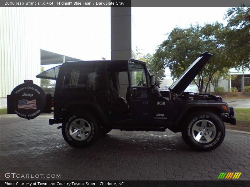 Midnight Blue Pearl / Dark Slate Gray 2006 Jeep Wrangler X 4x4
