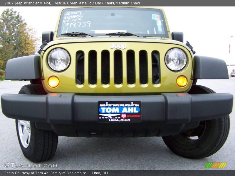 Rescue Green Metallic / Dark Khaki/Medium Khaki 2007 Jeep Wrangler X 4x4