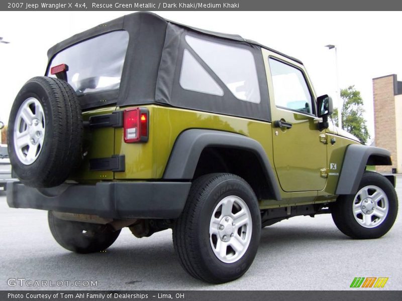 Rescue Green Metallic / Dark Khaki/Medium Khaki 2007 Jeep Wrangler X 4x4
