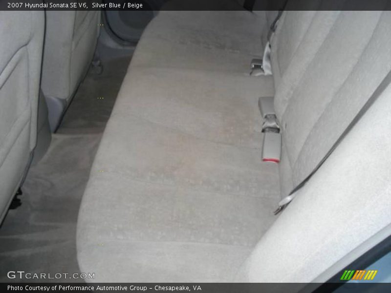 Silver Blue / Beige 2007 Hyundai Sonata SE V6