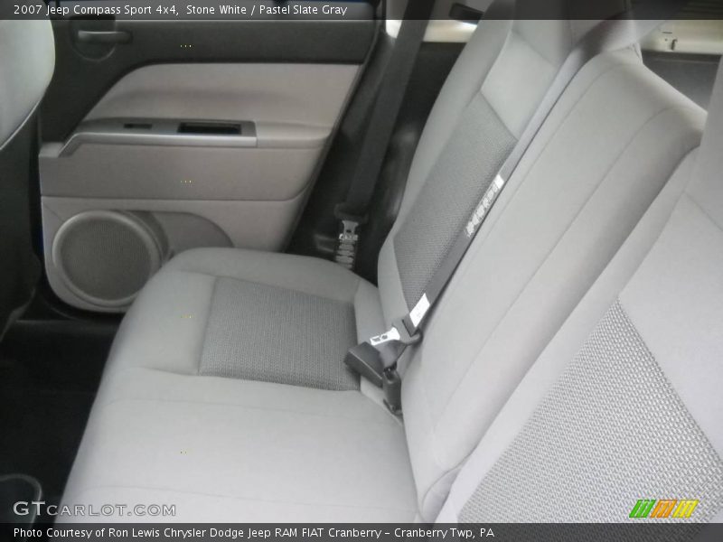 Stone White / Pastel Slate Gray 2007 Jeep Compass Sport 4x4
