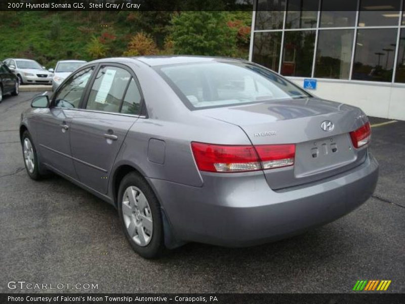 Steel Gray / Gray 2007 Hyundai Sonata GLS