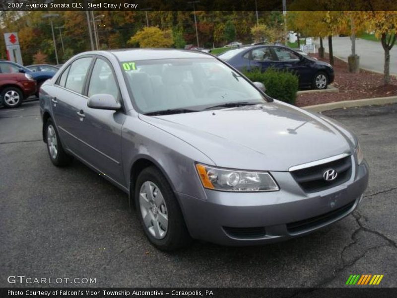 Steel Gray / Gray 2007 Hyundai Sonata GLS