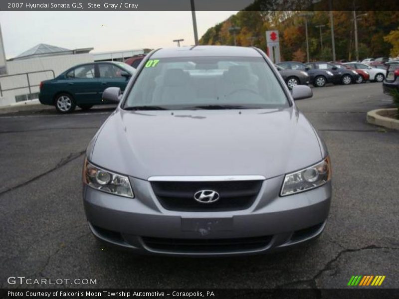 Steel Gray / Gray 2007 Hyundai Sonata GLS