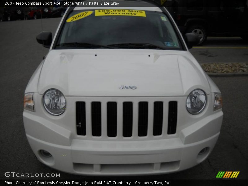Stone White / Pastel Slate Gray 2007 Jeep Compass Sport 4x4