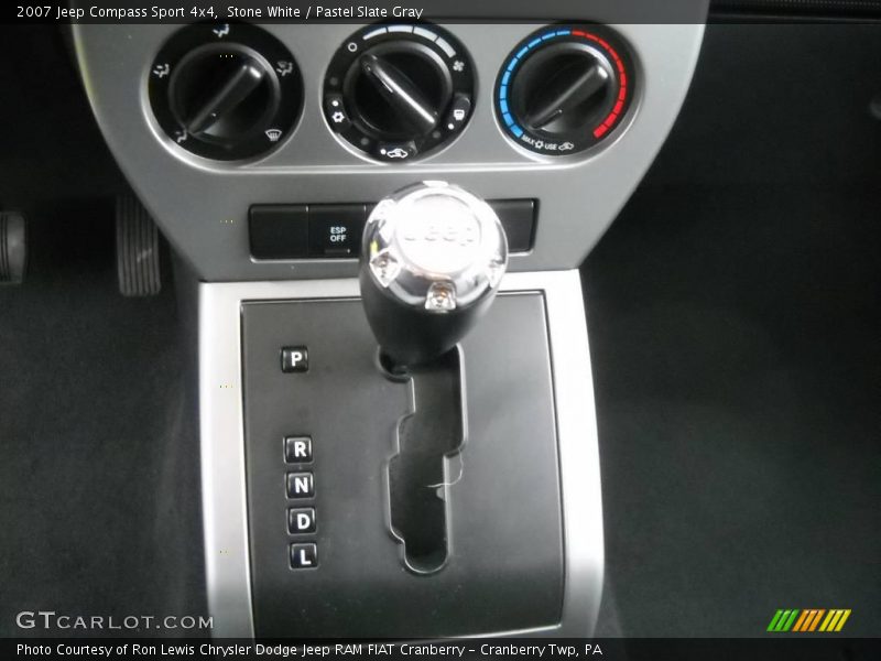 Stone White / Pastel Slate Gray 2007 Jeep Compass Sport 4x4