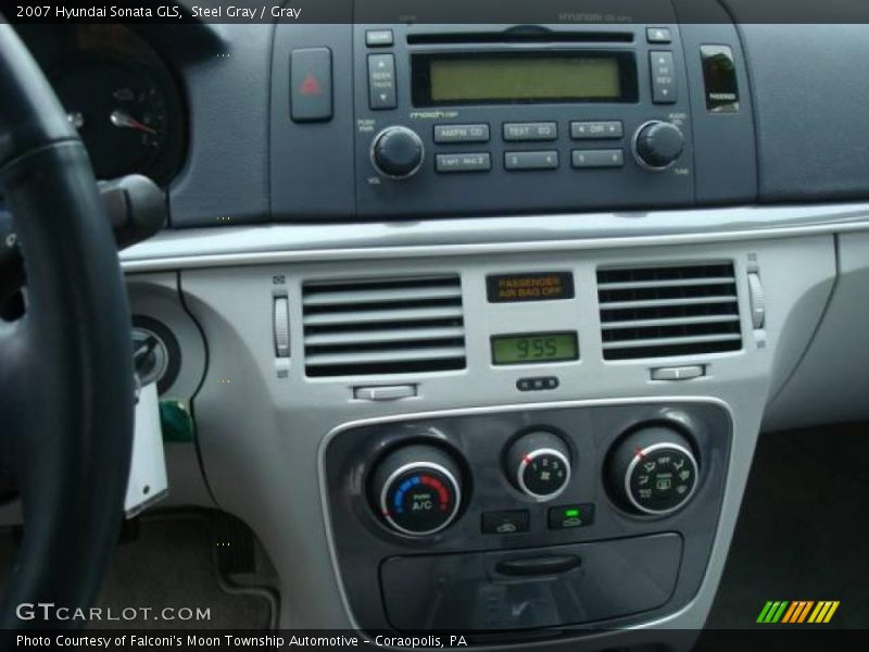 Steel Gray / Gray 2007 Hyundai Sonata GLS