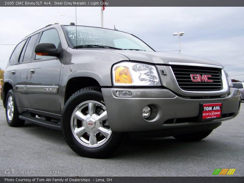 Steel Grey Metallic / Light Gray 2005 GMC Envoy SLT 4x4