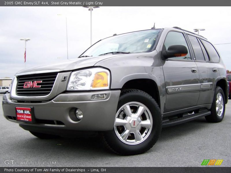 Steel Grey Metallic / Light Gray 2005 GMC Envoy SLT 4x4