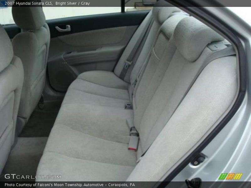 Bright Silver / Gray 2007 Hyundai Sonata GLS