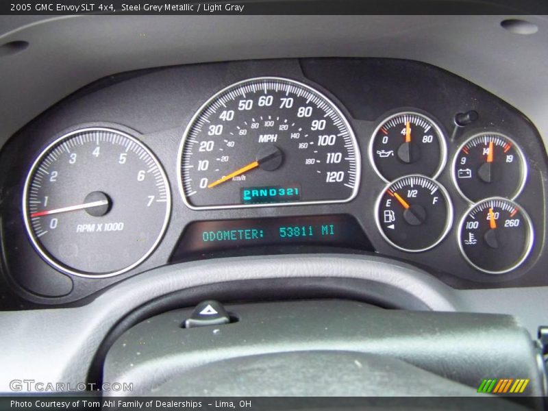 Steel Grey Metallic / Light Gray 2005 GMC Envoy SLT 4x4