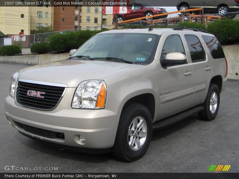 Gold Mist Metallic / Cocoa/Light Cashmere 2007 GMC Yukon SLT 4x4