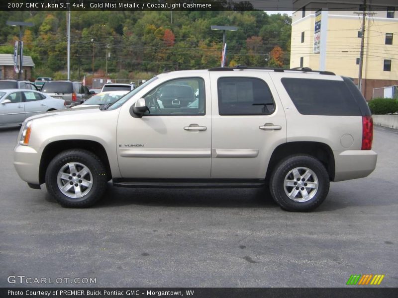 Gold Mist Metallic / Cocoa/Light Cashmere 2007 GMC Yukon SLT 4x4