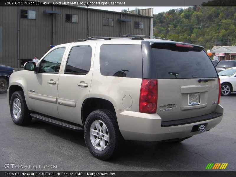 Gold Mist Metallic / Cocoa/Light Cashmere 2007 GMC Yukon SLT 4x4