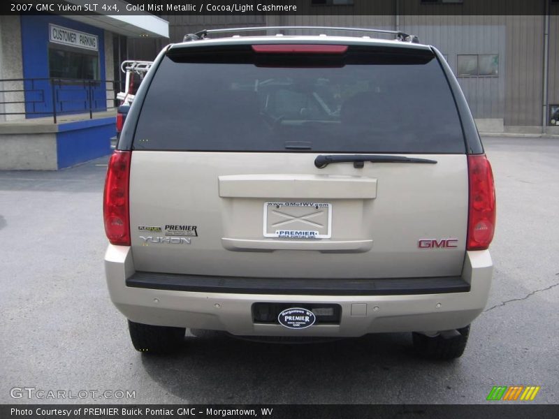 Gold Mist Metallic / Cocoa/Light Cashmere 2007 GMC Yukon SLT 4x4