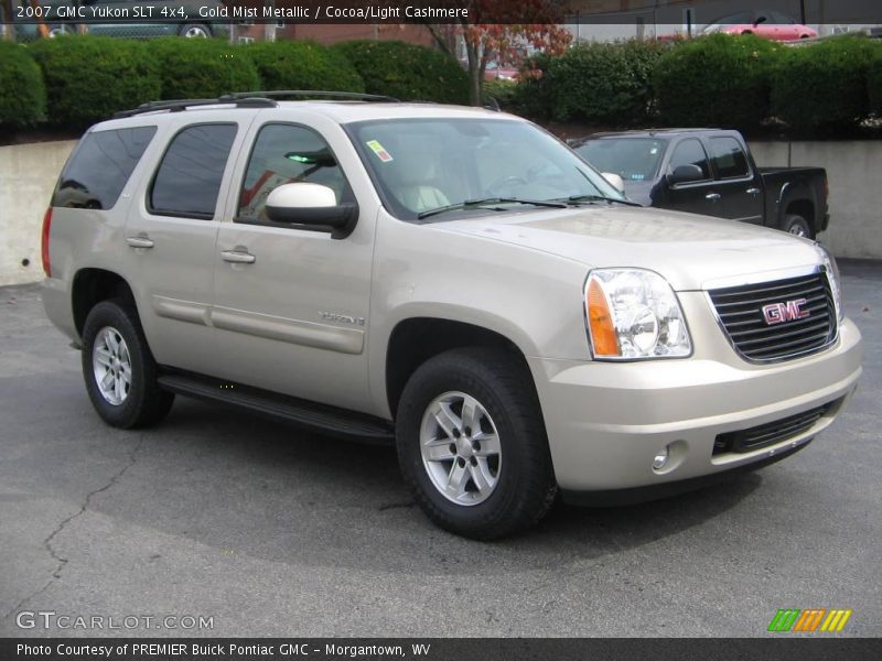Gold Mist Metallic / Cocoa/Light Cashmere 2007 GMC Yukon SLT 4x4