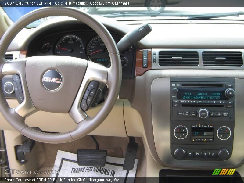 Gold Mist Metallic / Cocoa/Light Cashmere 2007 GMC Yukon SLT 4x4