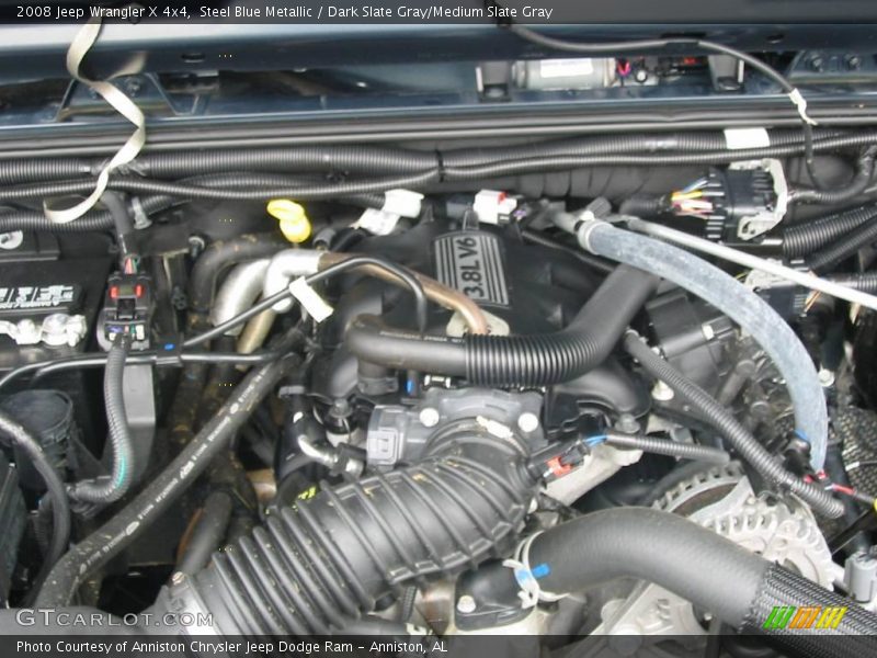 Steel Blue Metallic / Dark Slate Gray/Medium Slate Gray 2008 Jeep Wrangler X 4x4